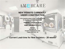 Tablet Screenshot of amercare.co.uk